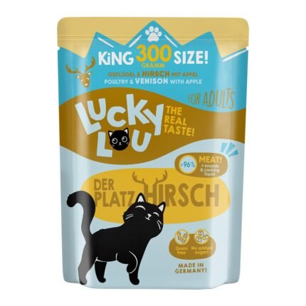 LuckyLou LS Adult Geflügel+ Hirsch 300gP
